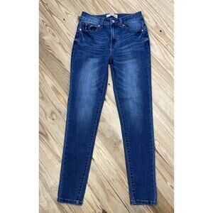 Wax Jeans Butt I love you Women Sz 5 27 Skinny Denim Mid Rise Stretch